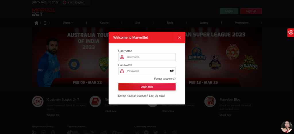 Marvelbet login & Registration Guide in Bangladesh